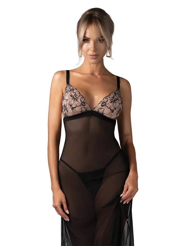 Obsessive Vila Blanes Long Chemise Chemise & Babydoll