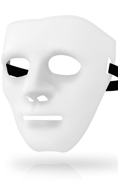 Ohmama Masks White Mask One Size BDSM-maski