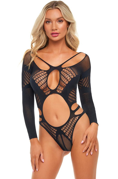 On Chokehold Bodystocking Black O/S Bodystocking