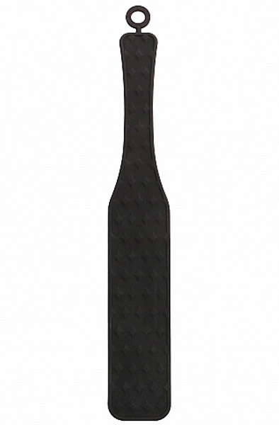 Ouch Silicone Textured Paddle Black BDSM Paddel