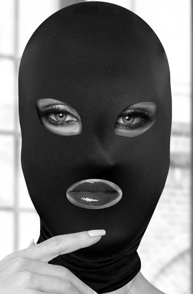 Ouch Subversion Mask With Open Mouth & Eyes BDSM-maski
