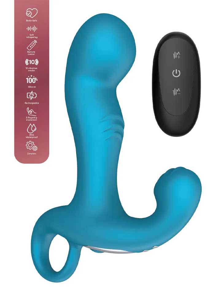 P-spot Tapper Plug Vibrating + Remote Prostata stimulaattori