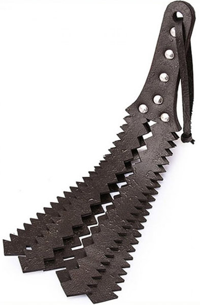 Paddle 6 Straps Sawtooth 35 cm BDSM-mela