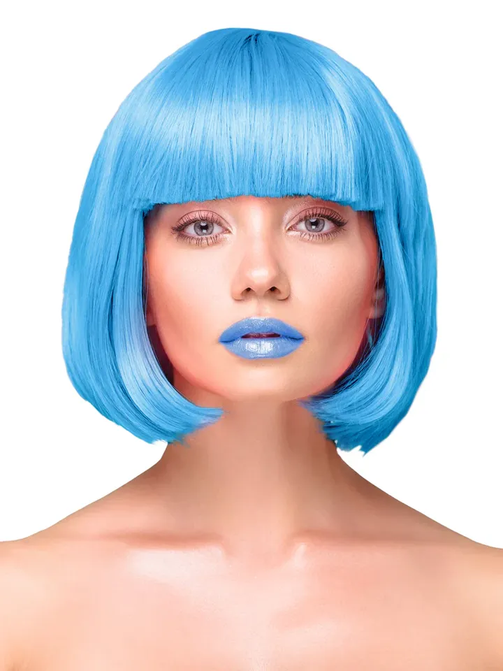 Party Wig Short Straight Hair Peruk
