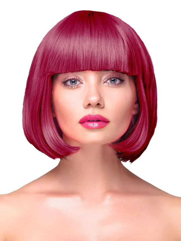 Party Wig Short Straight Hair Peruk