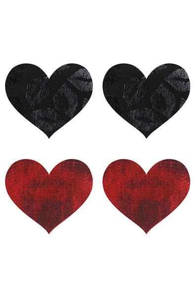 Peekaboo Pasties Stolen Kisses Hearts Nipple covers