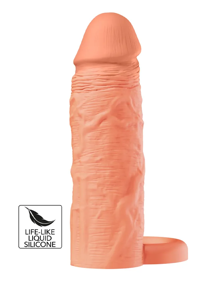 Penis Sleeve Liquid Silicone Ring 15 cm Penisöverdrag