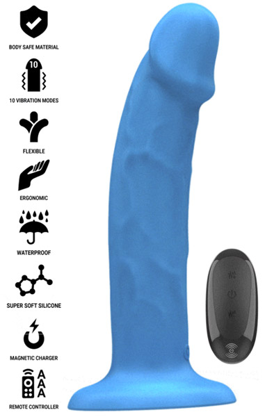 Phoebe Realistic Vibrator 10 Modes Remote Control Värisevä dildo