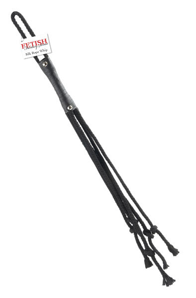 Pipedream Fetish Fantasy Silk Rope Whip Piska för BDSM