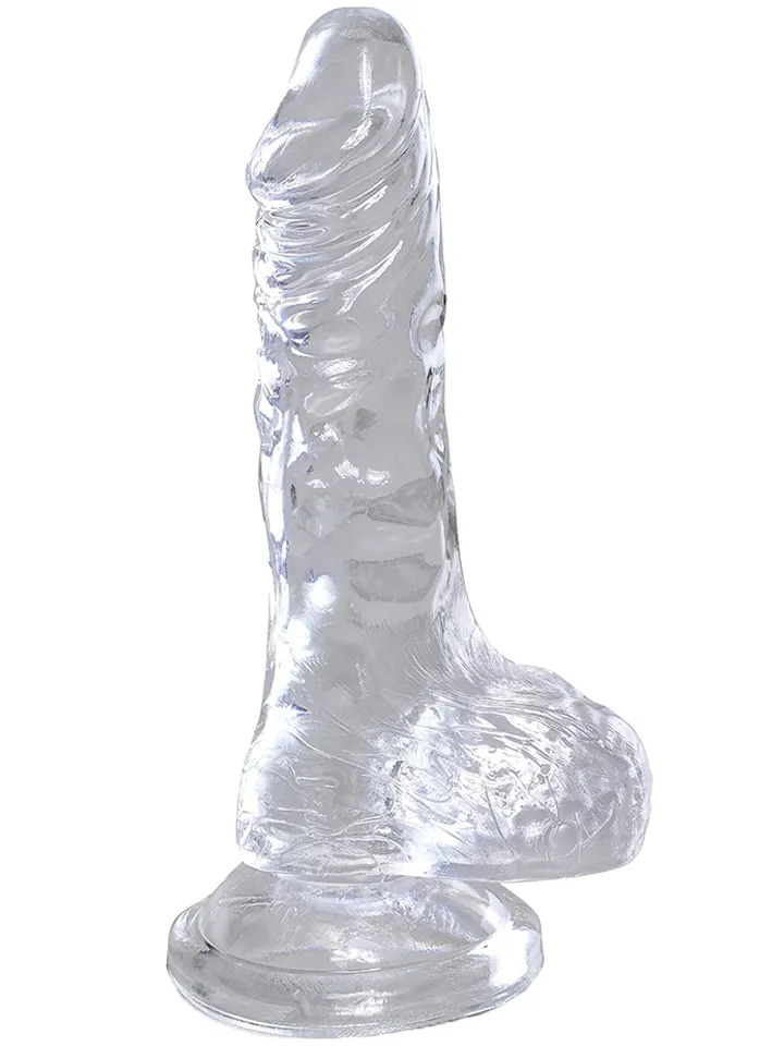 Pipedream King Cock Clear 10 cm Liten dildo