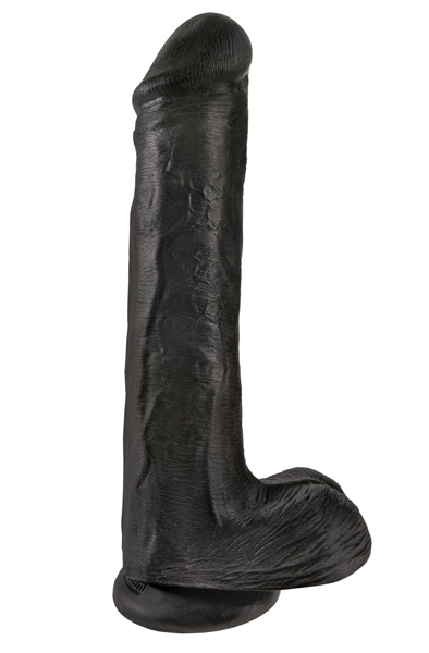 Pipedream King Cock with Balls Black 33cm XL dildo