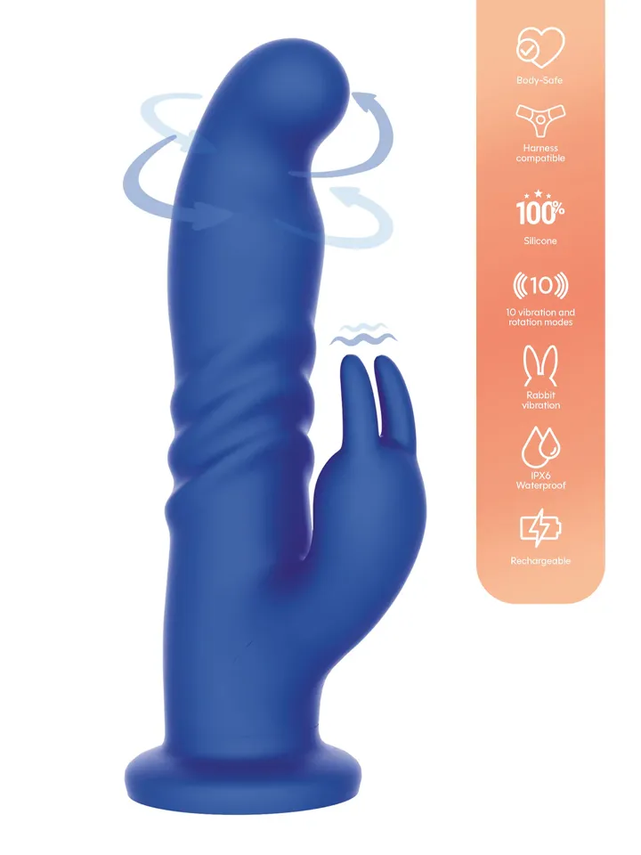 Playhouse Rotating G-Spot Rabbit Vibrator Jänisvibraattori