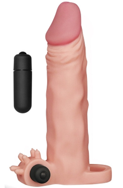 Pleasure X-Tender Vibrating Penis Sleeve Värisevä peniksenpidentäjä