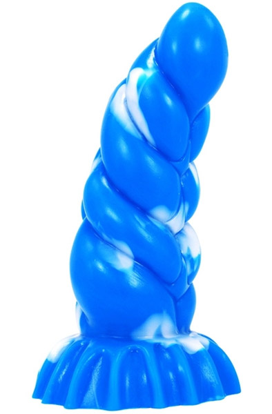 Plug Skarix Blue-White 20 cm Dragon dildo