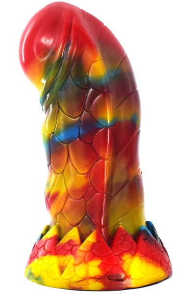 Plug Teemix Multicolor 20,5 cm Dragon dildo