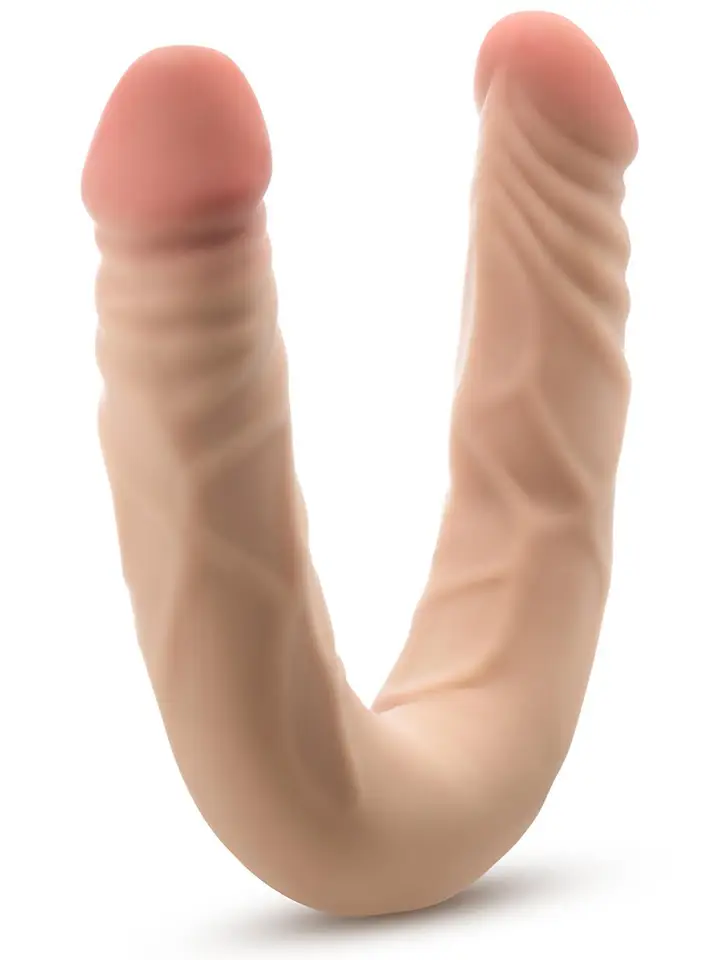 Posable Double Dong Beige 35,5 cm Dubbeldildo