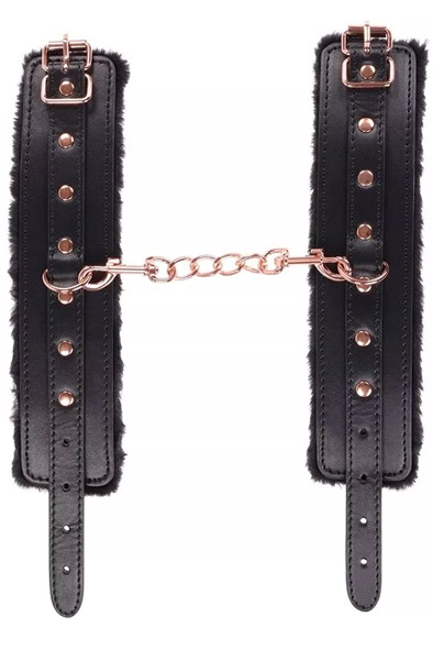 Premium Fur Lined Wrist Restraints Käsiraudat