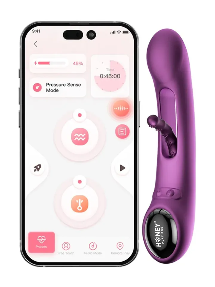 Pressure Sensing App-Controlled G-spot Vibrator Sovelluksella ohjattava vibraattori