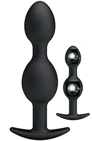 Pretty Love Heavy Balls Silicone Butt Plug 3 Analplugg