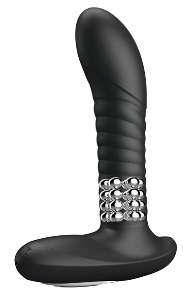 Pretty Love Massager Rotation & Vibrating Function Black Langaton prostatavibraattori