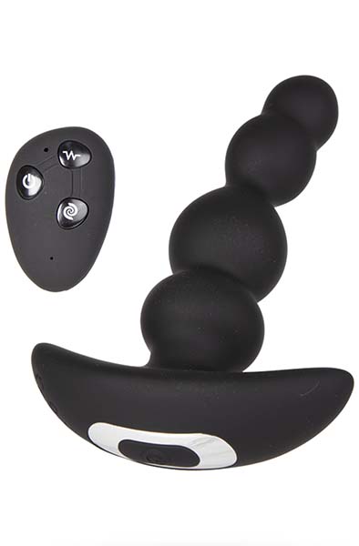 Prostate Vibrator + Rotating Beads With Wireless Remote Prostata stimulaattori