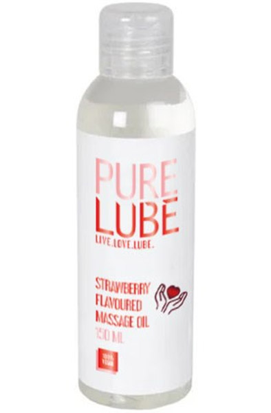 Pure Lube Massage Oil Strawberry 150 ml Mansikka Hierontaöljy