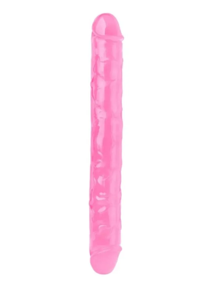 Realistic Penis Crystal Jellies Pink 30,5 cm Tupla dildo