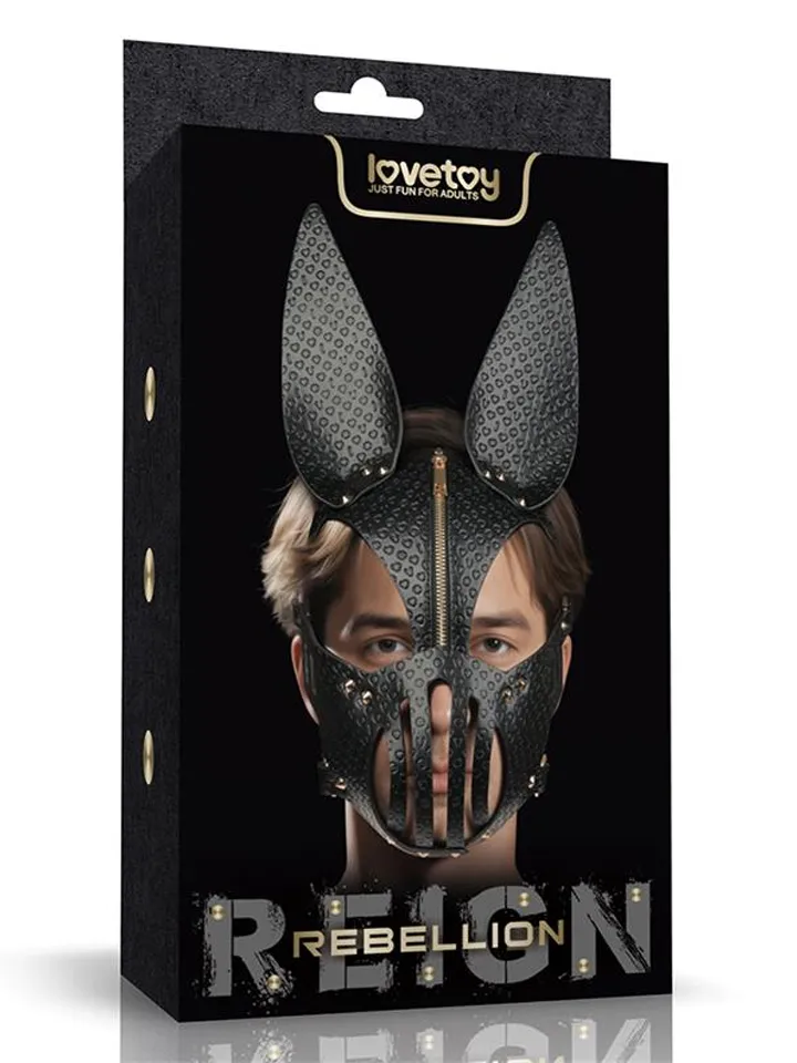 Rebellion Reign Dark Bunny Mask BDSM-maski