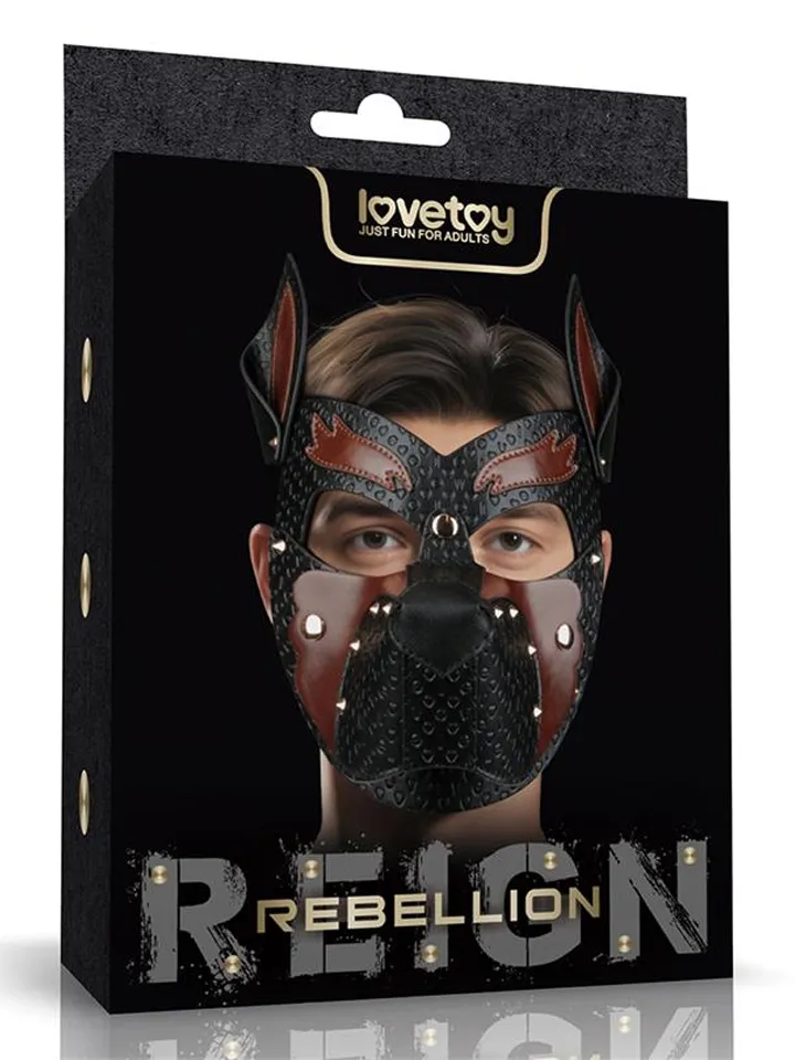 Rebellion Reign Howl Pup Mask BDSM-maski
