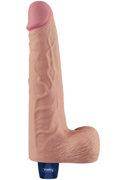 Rechargeable Vibrating Dildo 25,3 cm Värisevä dildo