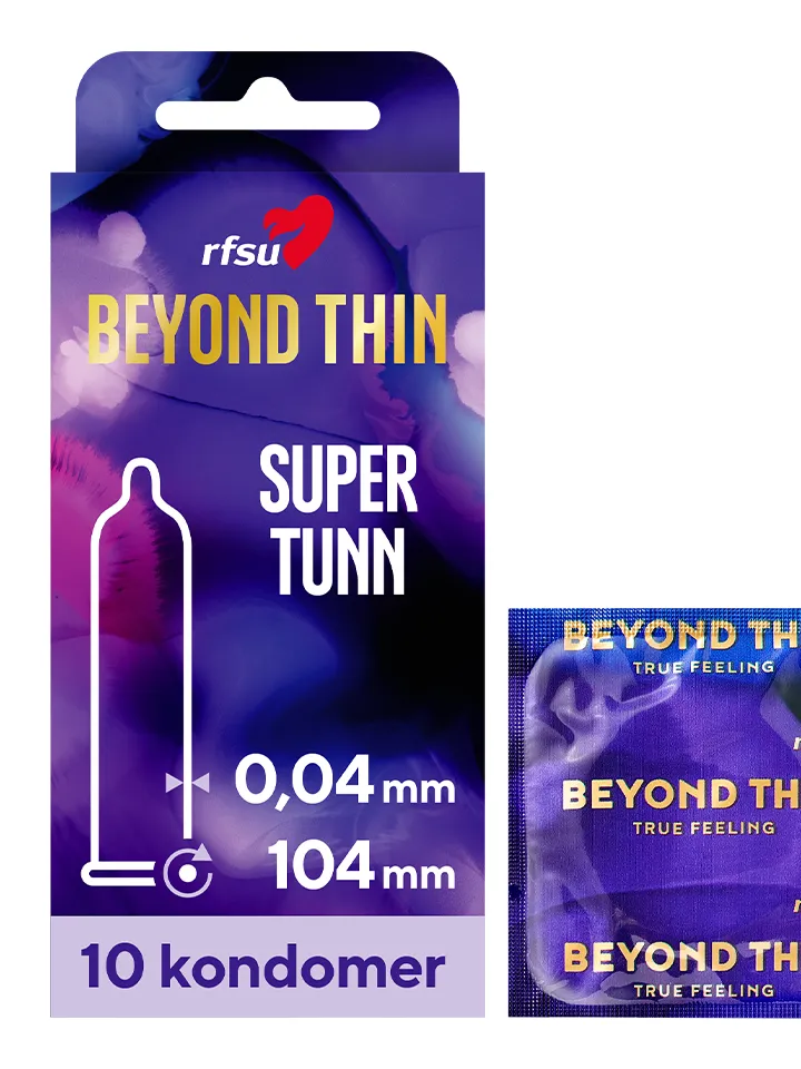 RFSU Beyond Thin Kondomer 10-pack Extra tunna kondomer