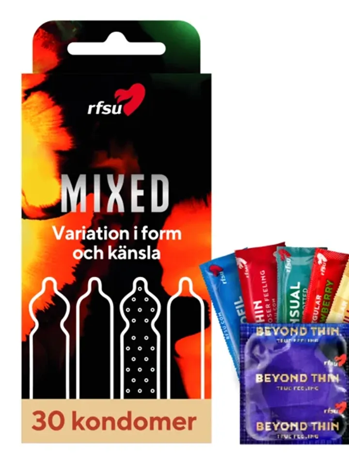 RFSU Enjoy A Mix Of Condoms 30-pack Mixade kondomer