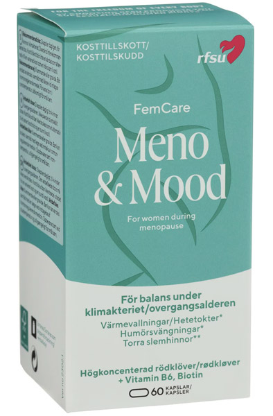 RFSU FemCare Meno & Mood 60 kapslar Ravintolisä view 2