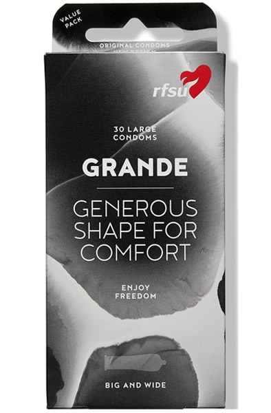 RFSU Grande Kondomer 30st Stora kondomer