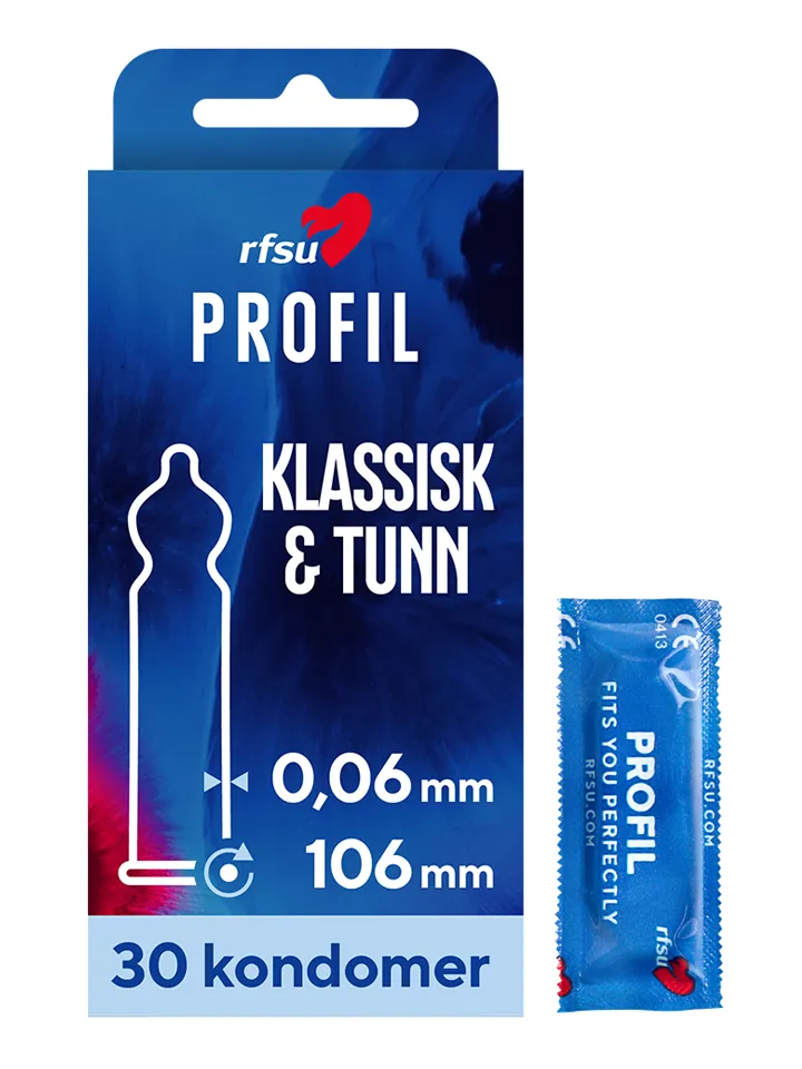 RFSU Profil Kondomer 30-pack Kondomit