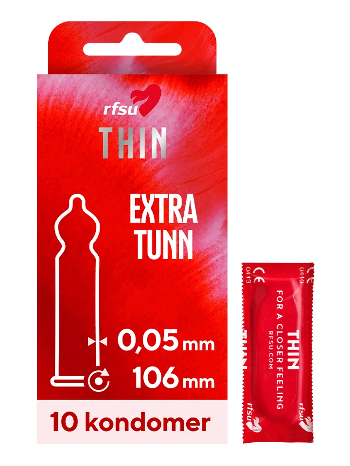 RFSU Thin Kondomer 10-pack Tunna kondomer