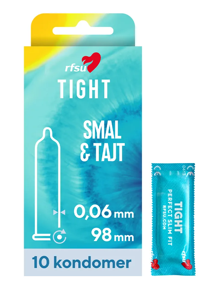 RFSU Tight Kondomer 10-pack Kireät kondomit