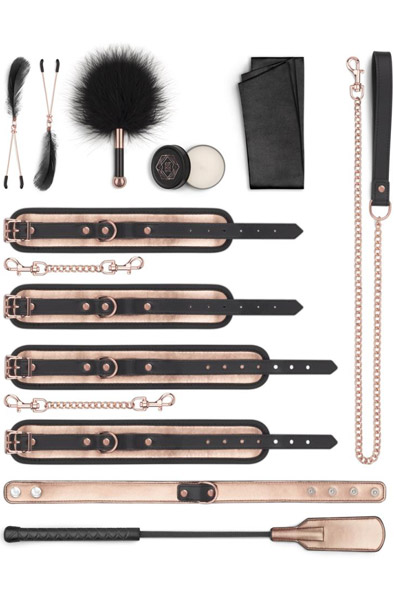 Rosy Gold Nouveau BDSM Set Bondage paket