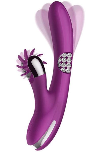 Rotating Shaft, Balls & Stimulating Wheel Rabbitvibrator