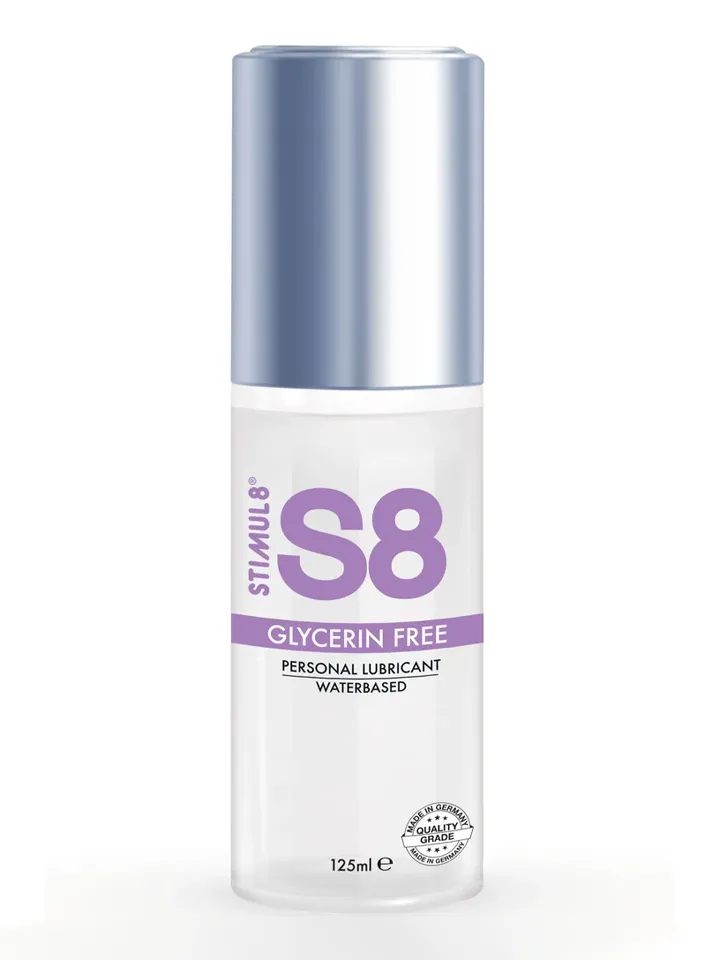 S8 Glycerin Free Lubricant 125 ml Vesipohjainen liukuvoide