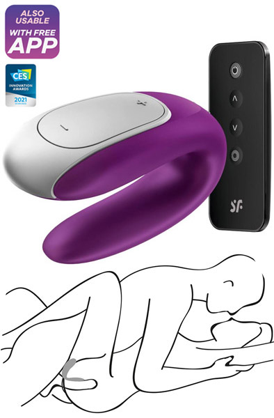 Satisfyer Double Fun Appstyrd Parvibrator