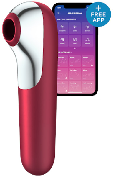 Satisfyer Dual Love Red Appstyrd klitorisstimulator
