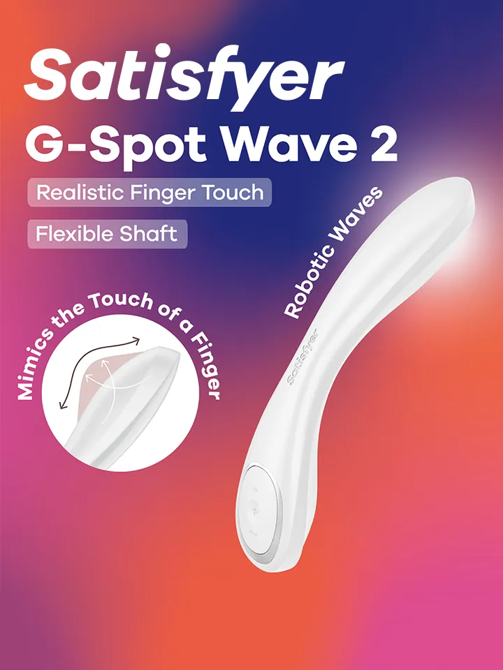 Satisfyer G-Spot Wave 2 White G-punktsvibrator