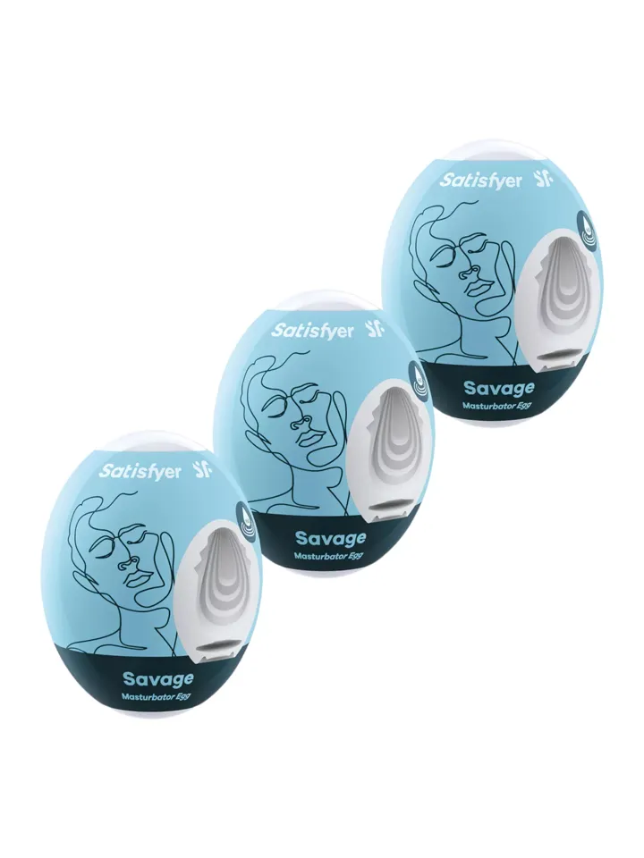 Satisfyer Masturbator Egg Savage 3-pack Onaniägg