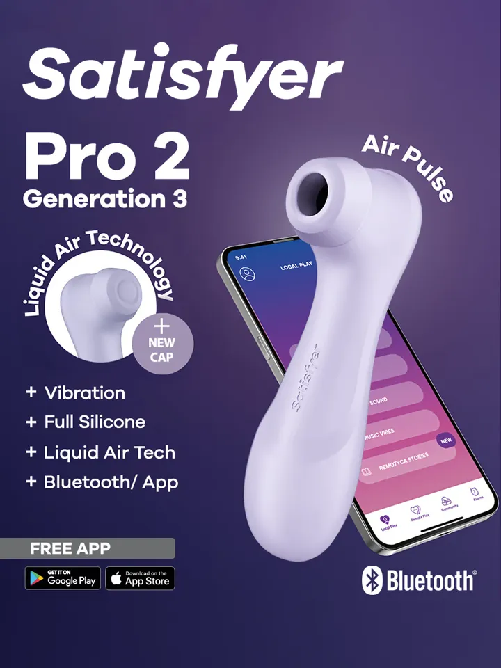 Satisfyer Pro 2 Gen. 3 With Liquid Air & Bluetooth App Lufttrycksvibrator