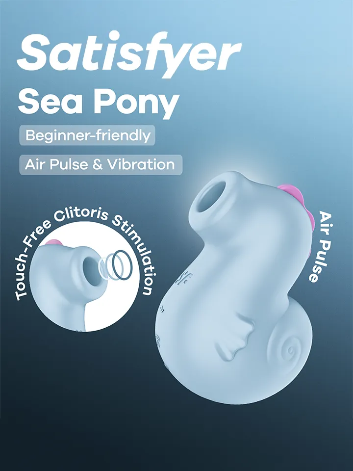 Satisfyer Sea Pony Air Pulse Vibrator Paineilmavibraattori