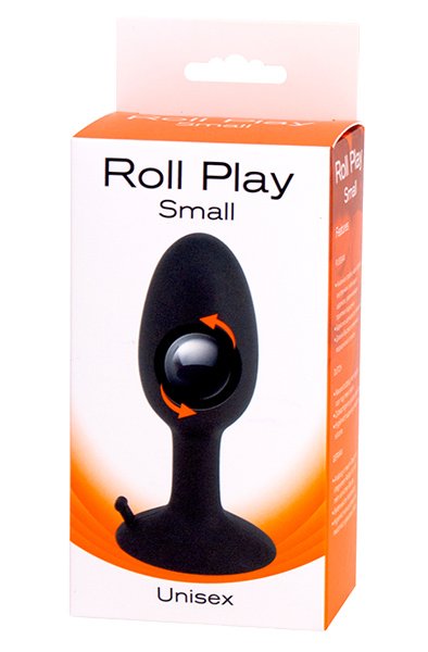Seven Creations Roll Play Small Black Analplugg