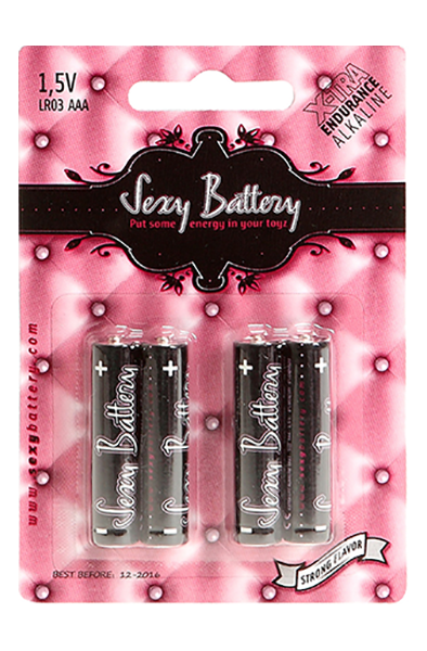 Sexy Battery Alkaline 4 x AAA Batterier AAA