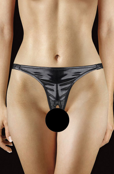 Shots Adjustable Panty Black O/S Trosvibrator