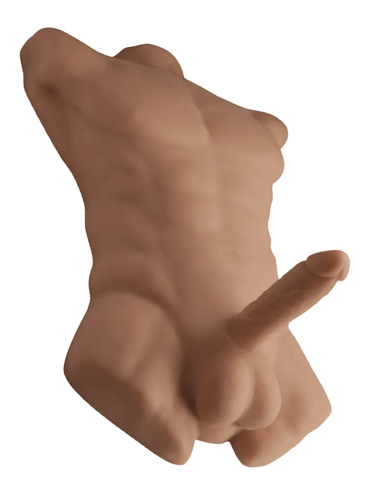 Silex-D Apollo L Male Torso Caramel Mies Seksinukke